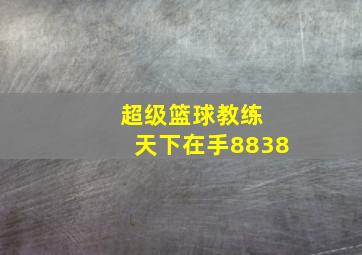 超级篮球教练 天下在手8838